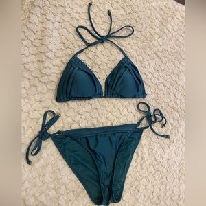 Teal REISS bikini. SIZE 2